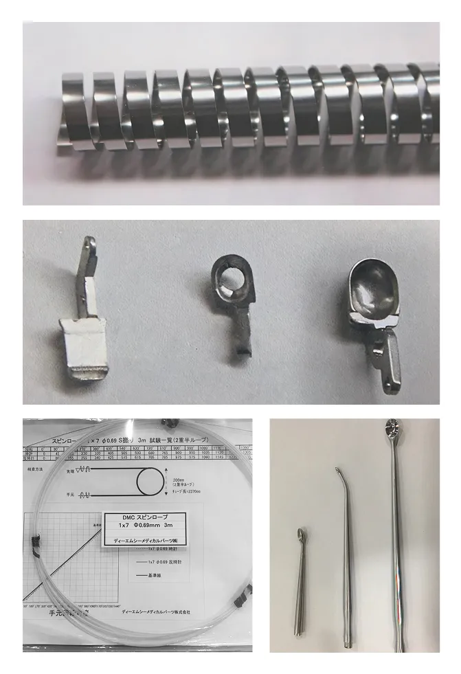医療用機械部品の写真